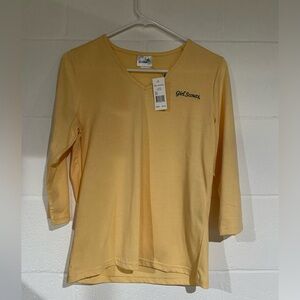 Girl Scout 3/4 sleeve NWT medium